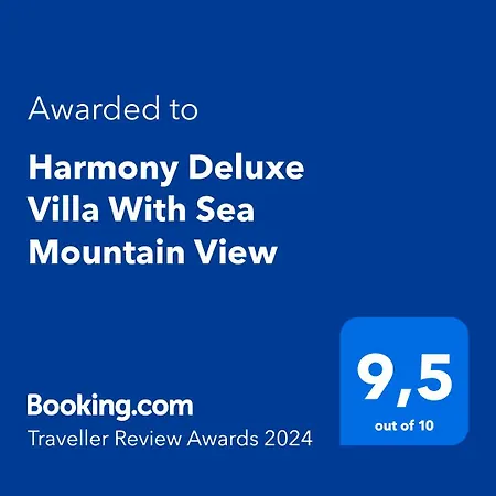 Villa Harmony Deluxe With Sea Mountain View *